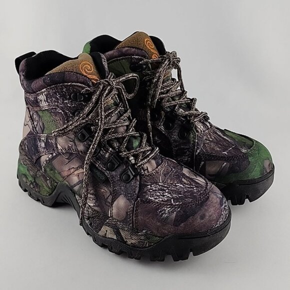 SHE Women's Outdoor Kosoha Hunting Ankle Lace Up Boots Camo Black Green Size 6.5 - Picture 2 of 16